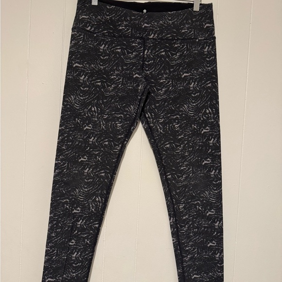 Tuff Athletics Gray Stretchy Athletic Active Workout Leggings Size Medium VGC - Picture 1 of 5